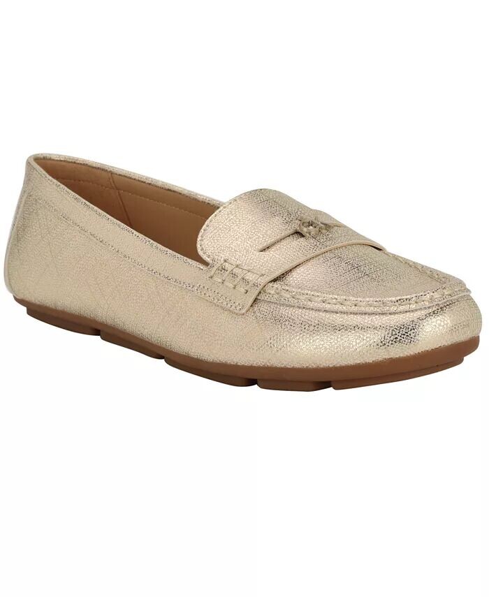 Женские туфли-лоферы Lassa Slip-On Flats Calvin Klein, золотой