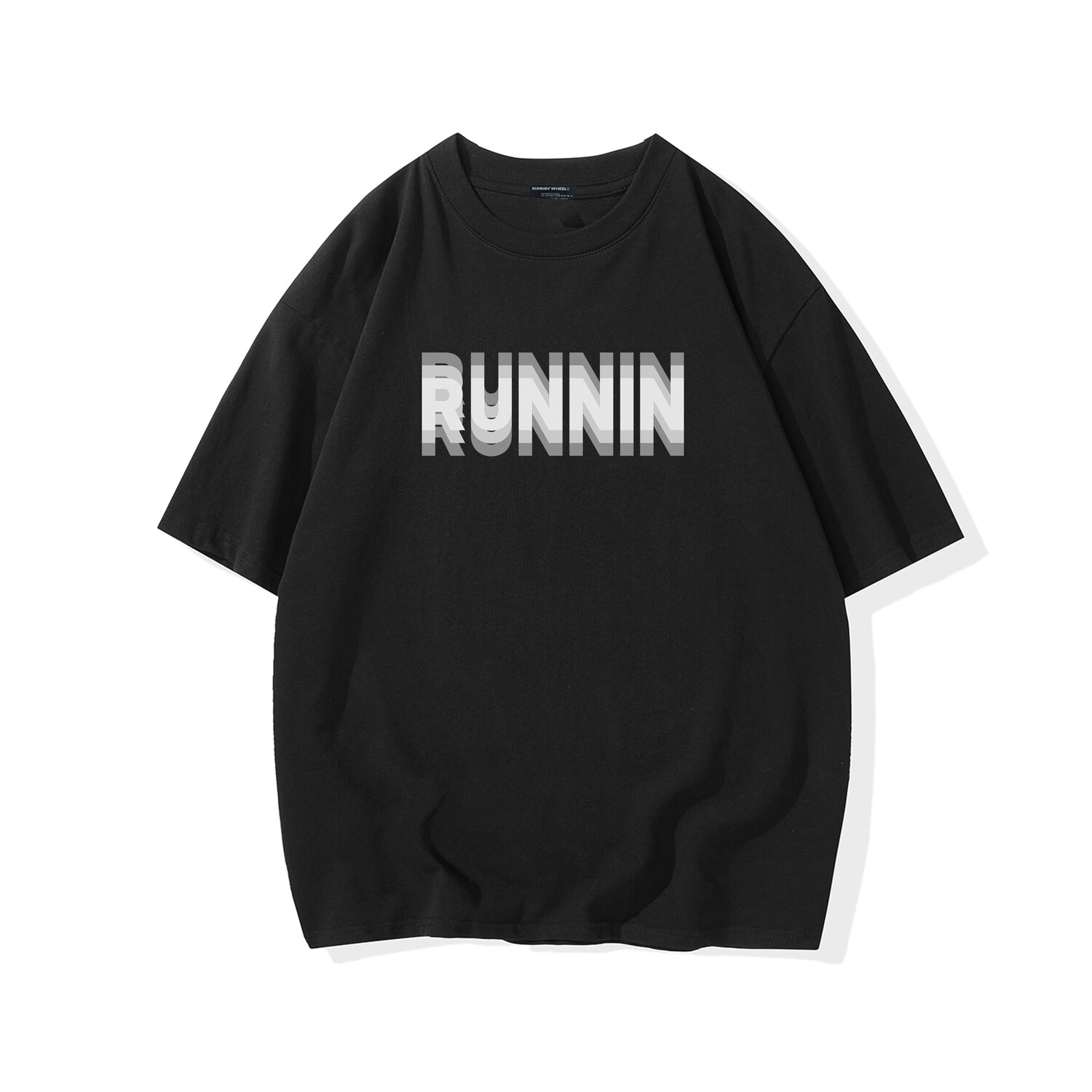 

Футболка унисекс Runninwheel, Бургундия
