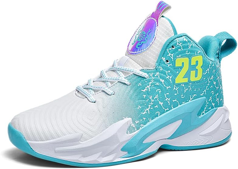 

Баскетбольные кроссовки для мальчика, легкие модные кеды Jevaloo, белый