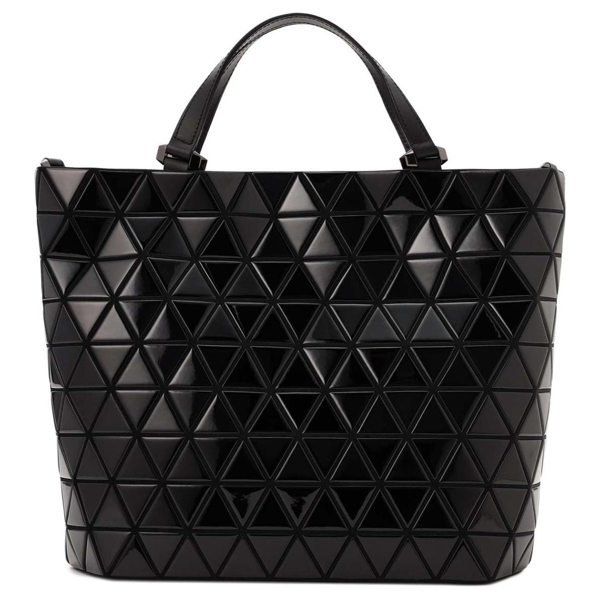 

ISSEY MIYAKE CRYSTAL GLOSS искусственная кожа женская сумка через плечо черная