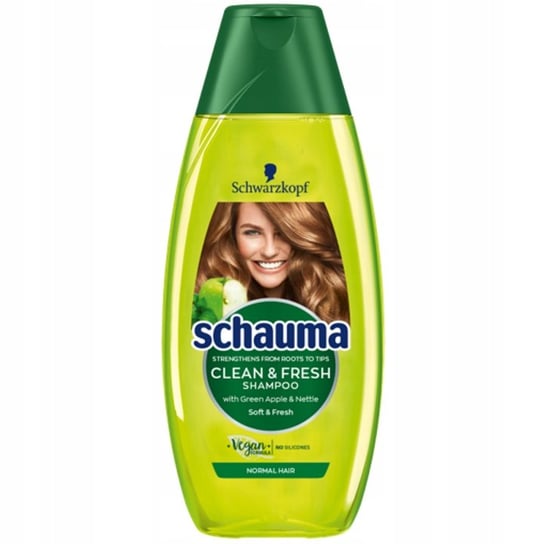 

Шампунь с яблоком и крапивой для нормальных волос 400мл Schauma Clean & Fresh Shampoo