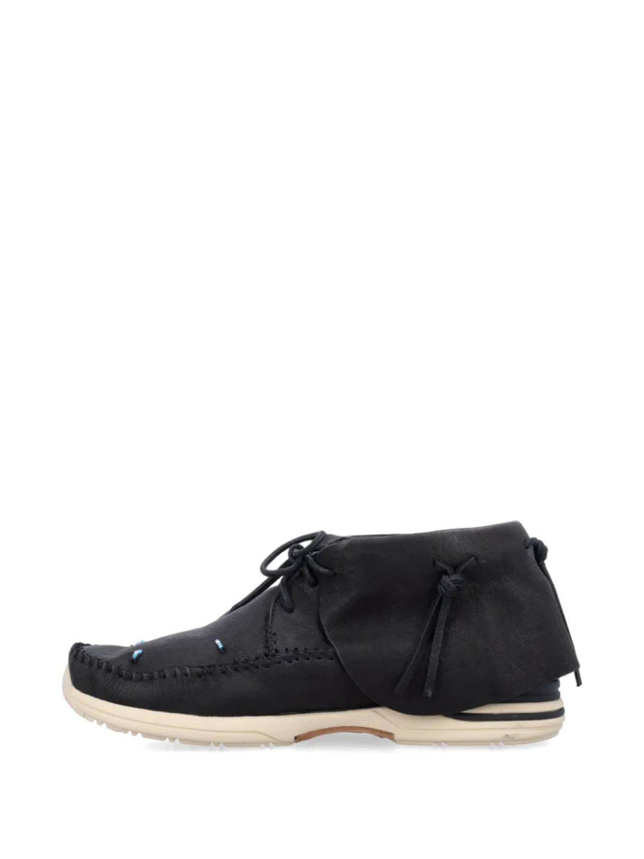 Кроссовки Visvim Lhamo на шнуровке, черный — фото 4
