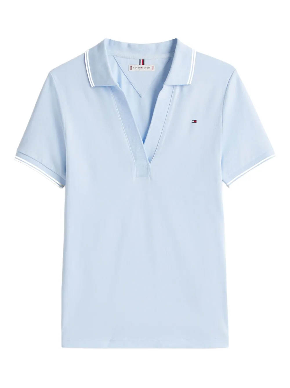 

Футболка с логотипом и V-образным вырезом 1985 Tommy Hilfiger, синий