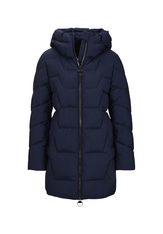 

Утепленная стеганая куртка с капюшоном Madeleine, синий