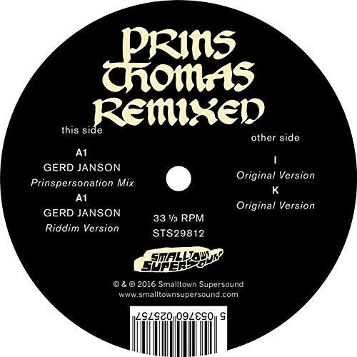 

Виниловая пластинка Thomas, Prins: Gerd Janson Remixes