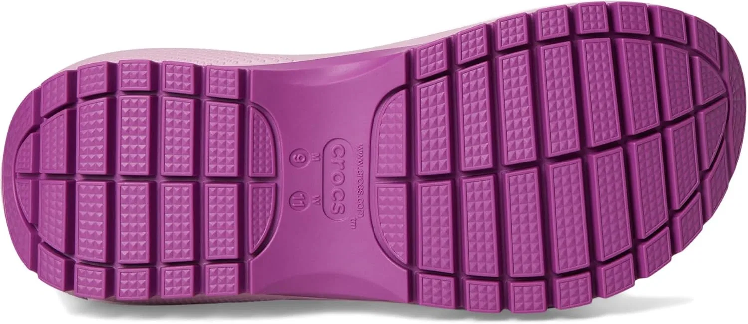 Сандалии Crocs унисекс Mega Crush с тремя ремешками на платформе, Hydrangea — фото 3