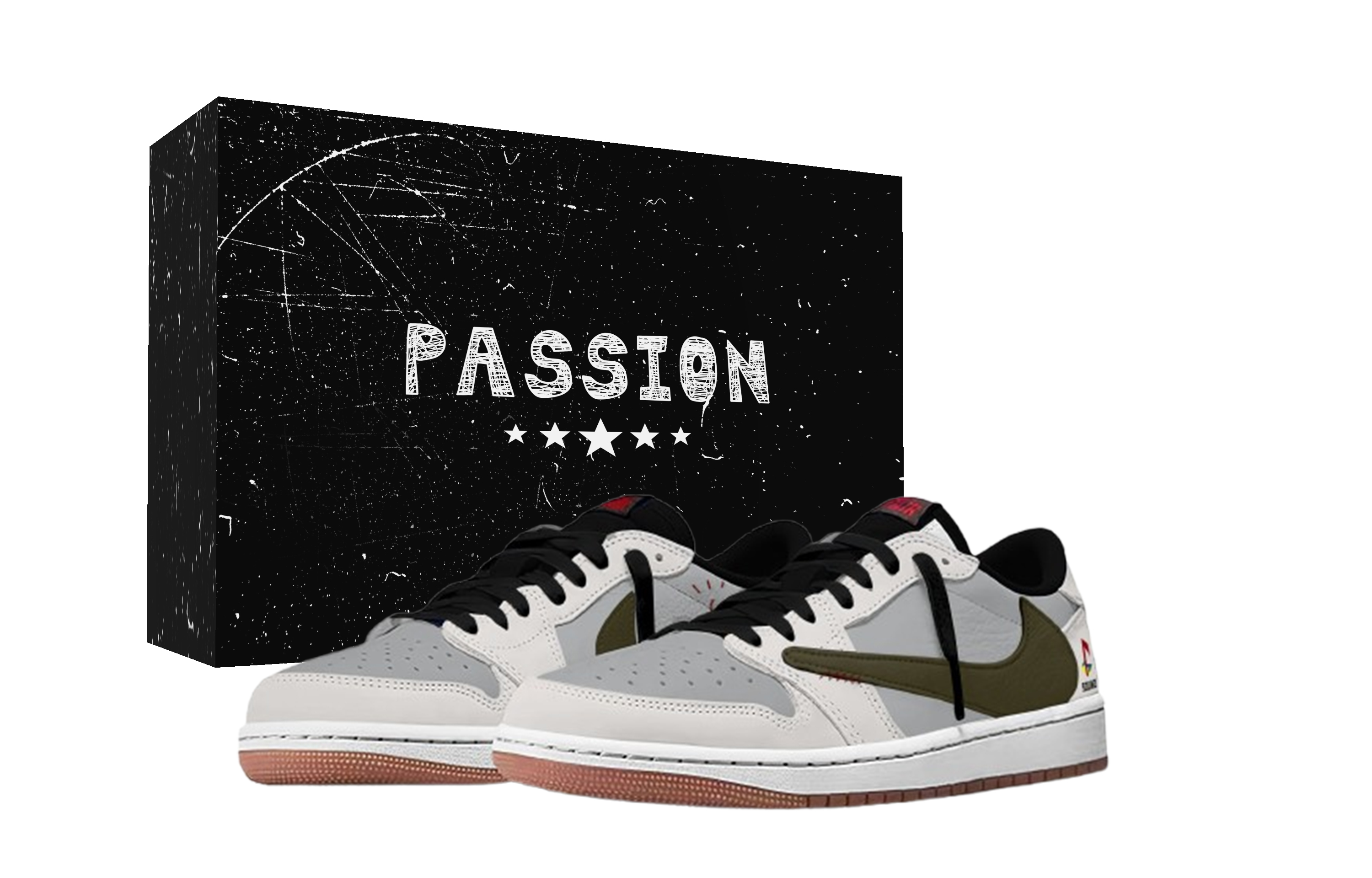 

Jordan Кроссовки Travis Scott x Air 1 Smoke Gray Travis Scott X AJ1 Low
