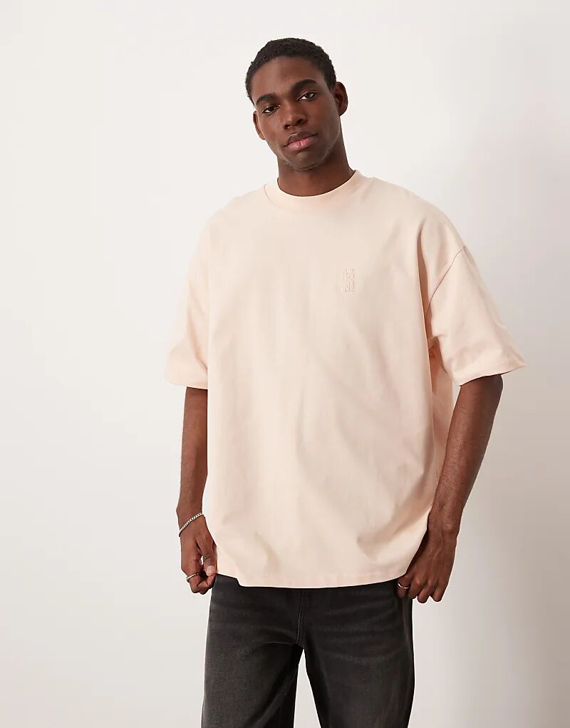 

Футболка ASOS DESIGN суперплотного свободного кроя бежевого цвета