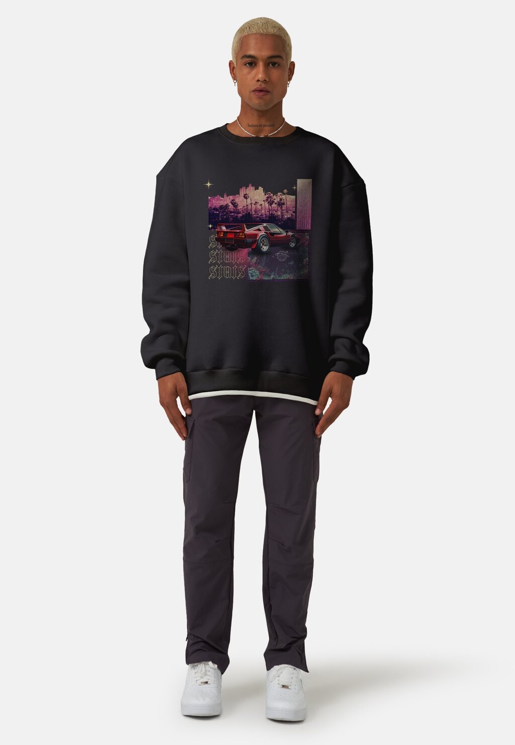 

Толстовка THE BUZZ stats, серый