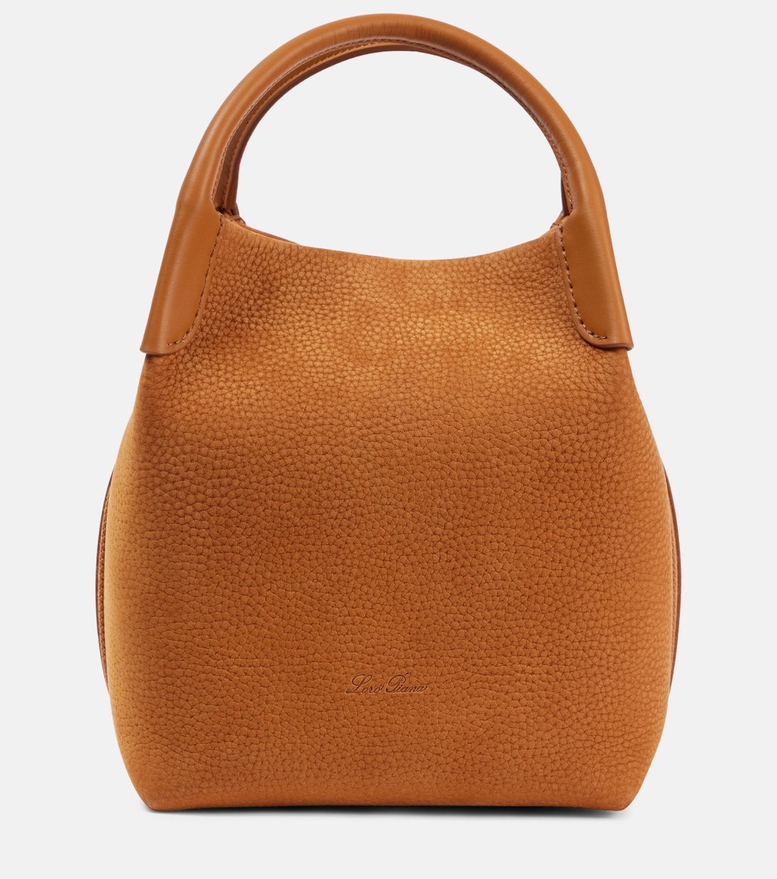 

Сумка-шоппер Bale Small из кожи Loro Piana, Bon Ton Brown-BN TN