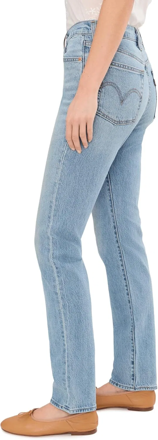 Джинсы Levi's Wedgie Slim, цвет In the Dust — фото 3