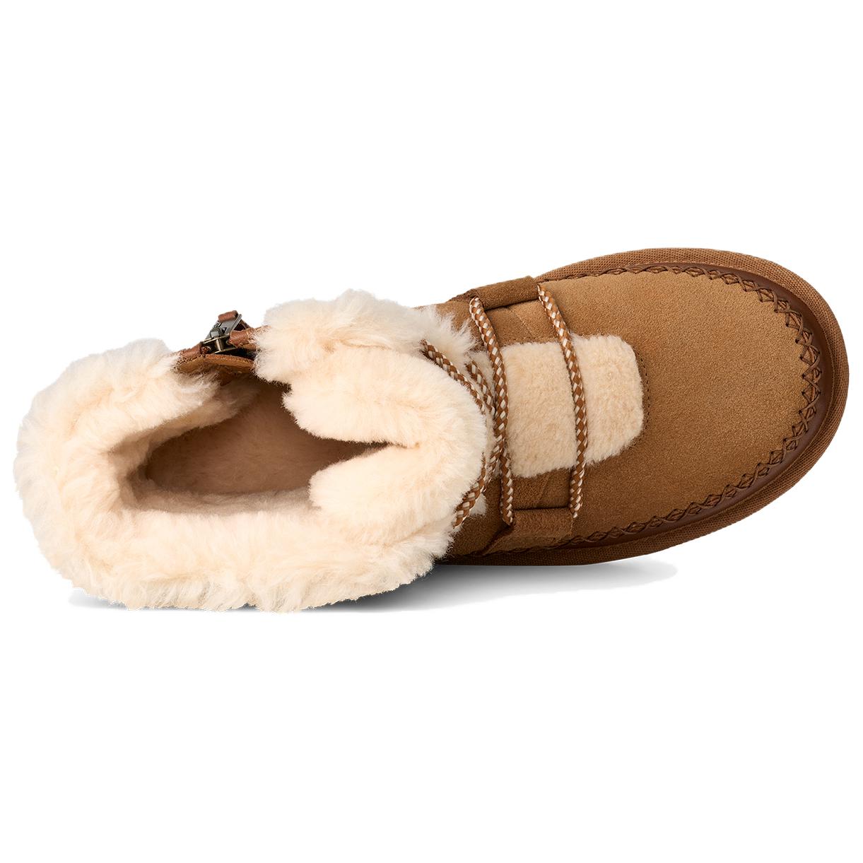 UGG Классические короткие зимние сапоги для женщин в каштановом цвете, цвет Chestnut — фото 4