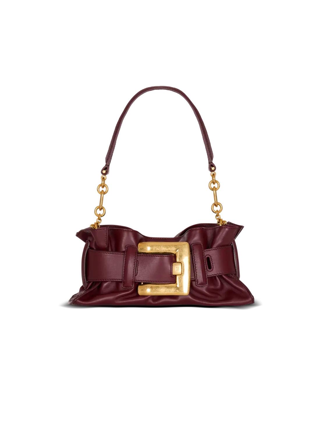 

Мини-сумка Anthem из телячьей кожи Balmain, коричневый