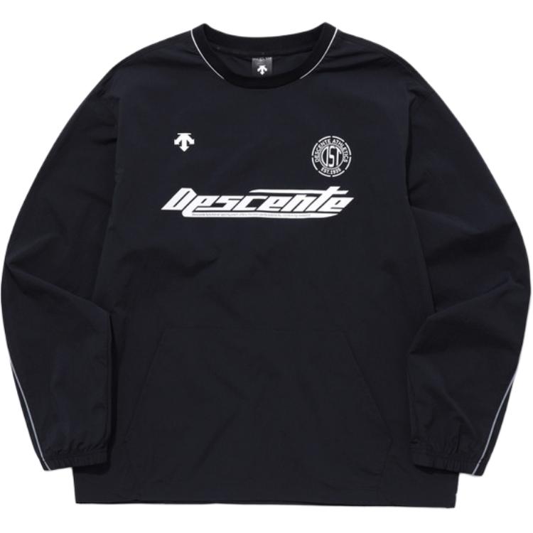 

Свитшот мужской с круглым вырезом Moderate DESCENTE, черный