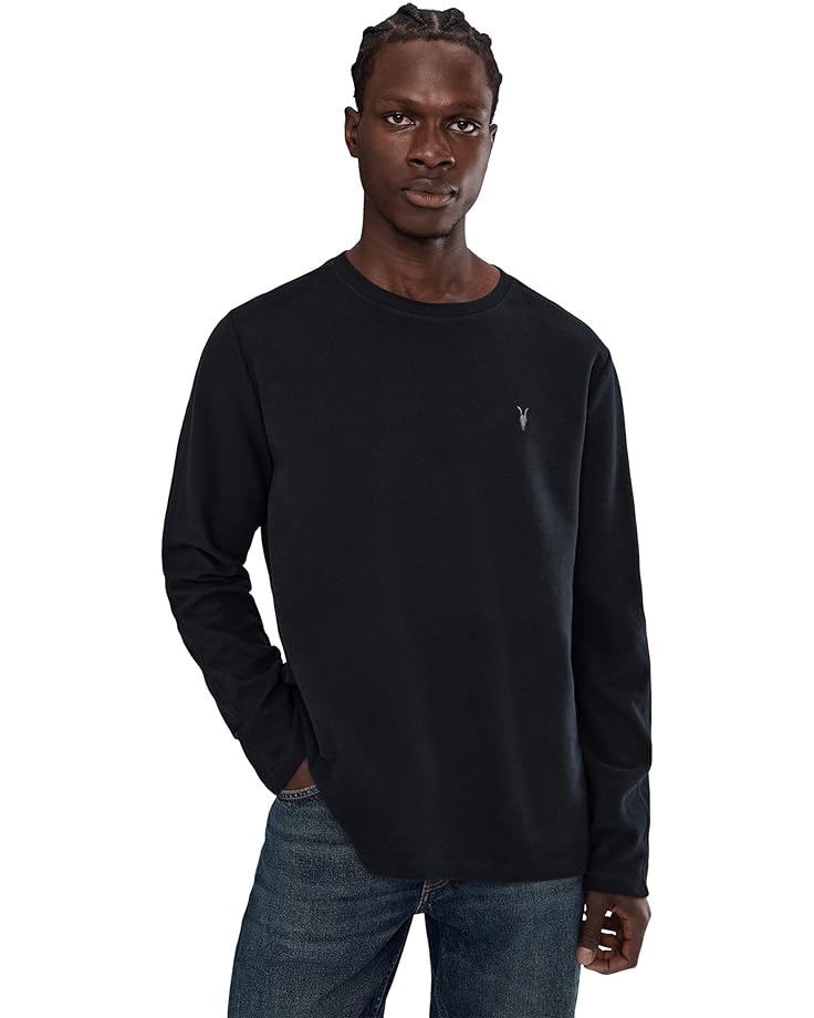 

Мужской свитер AllSaints Rowe Long Sleeve Crew, Jet Black