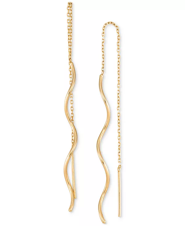 

Серьги-Нити витые из 10-каратного желтого золота Macy'S, gold