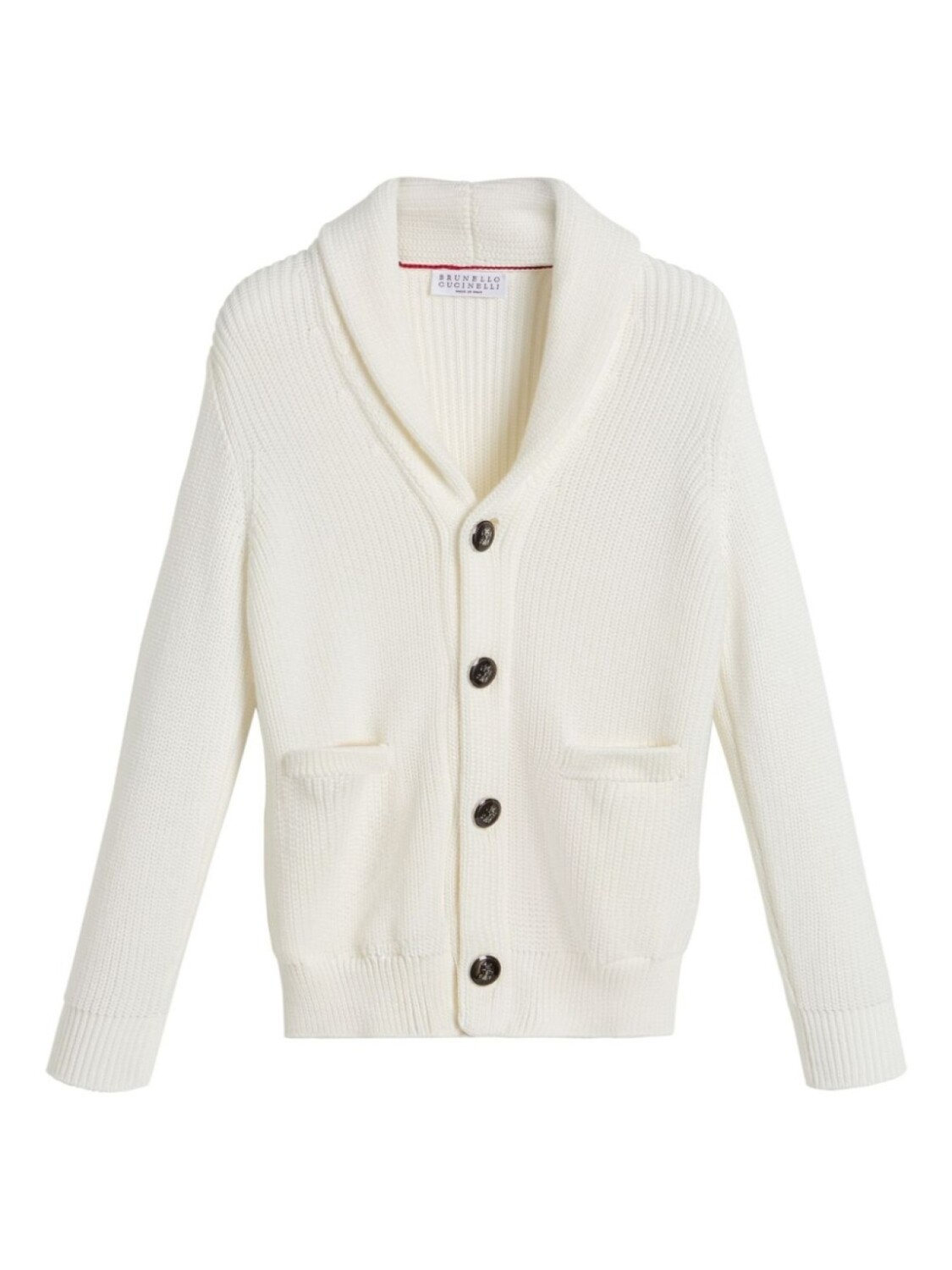 

Brunello Cucinelli Kids кардиган на пуговицах, белый