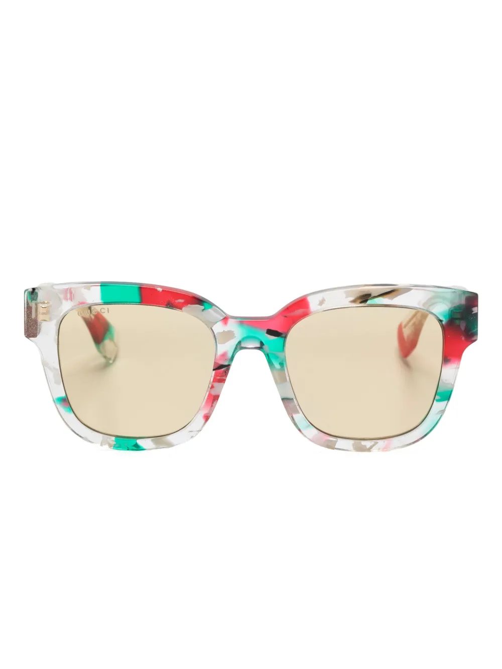 

Солнцезащитные очки трапециевидной формы Gucci Eyewear, нейтральный