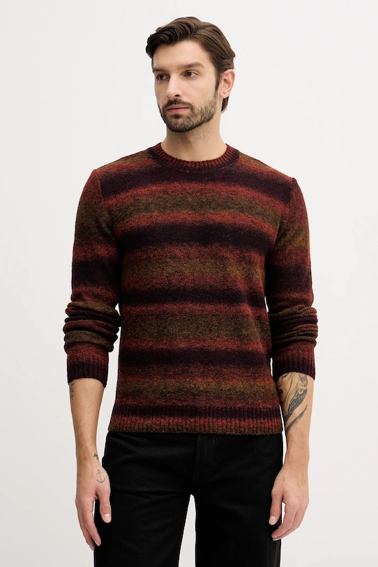 

Свитер из смесовой шерсти United Colors Of Benetton, бордовый