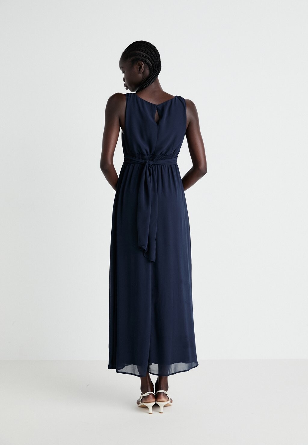 

Длинное платье VIMILINA VNECK WRAP DRESS VILA, темно-синий