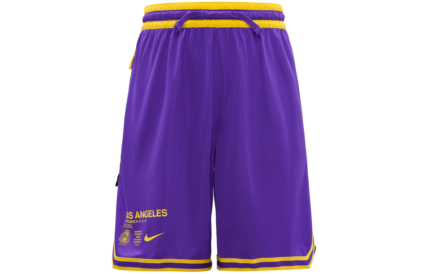Шорты баскетбольные мужские All Encompassing Purple Nike, сплошной фиолетовый — фото 2