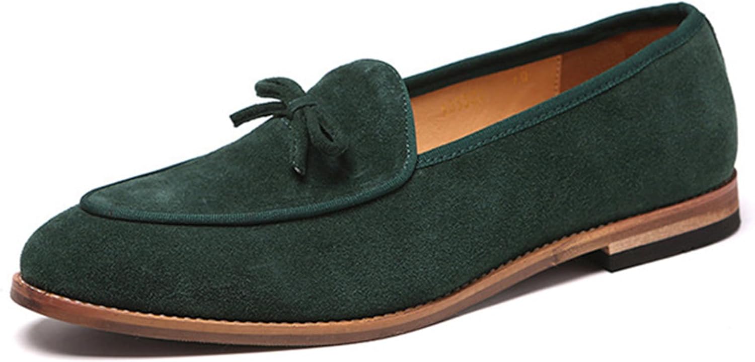 

Мужские кожаные лоферы OXCOWNIU, формальная обувь, танцевальная обувь, туфли, плоская обувь, зеленый