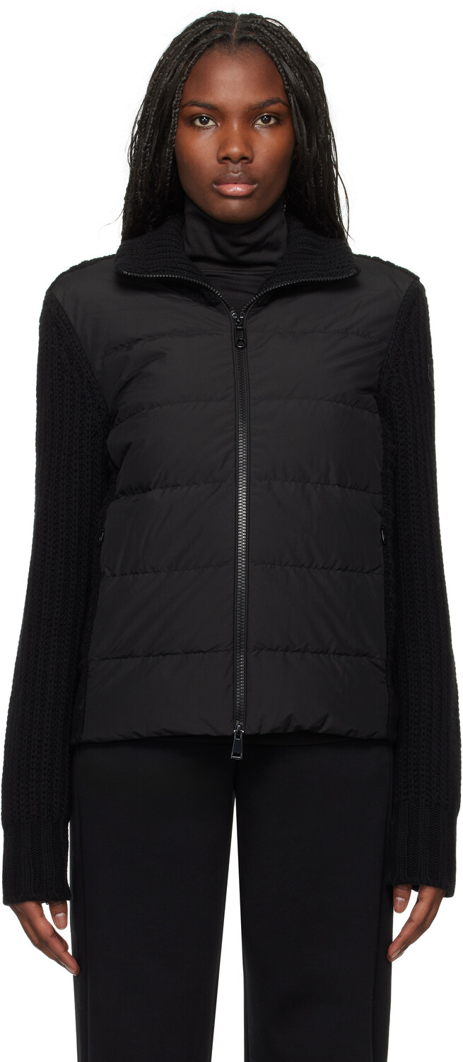 

Куртка-пуховик со вставками Moncler, черный