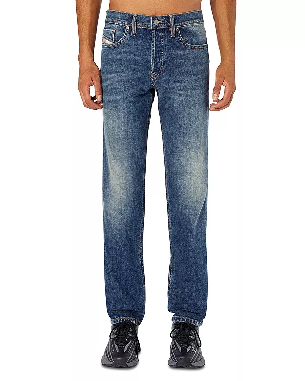 

Джинсы d-finitive стандартного кроя из денима, 2023 год. Diesel, синий