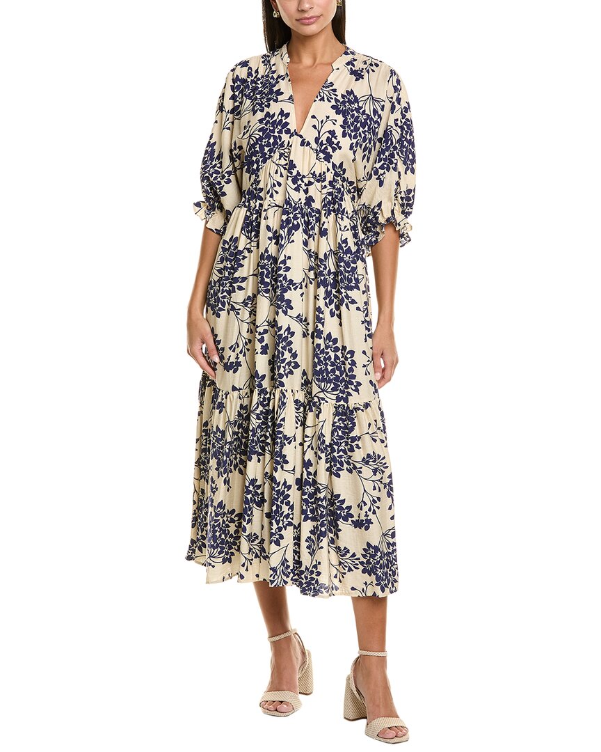 

Платье макси Maison Maar, белый