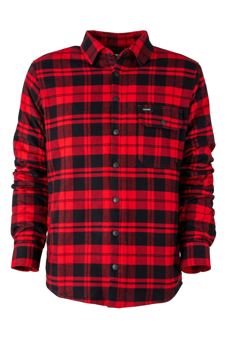 

Рубашка на пуговицах классического кроя FORSBERG, красный
