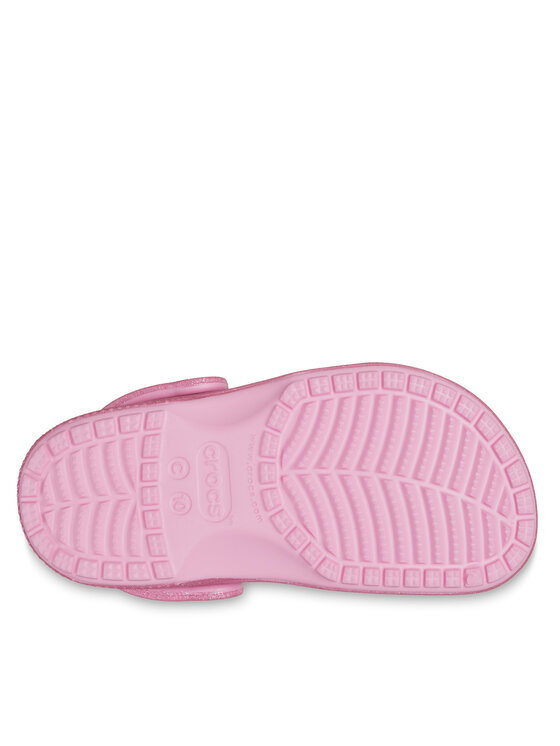 Шлепанцы Classic Glitter Kids Clog T 206992 Crocs, розовый — фото 4