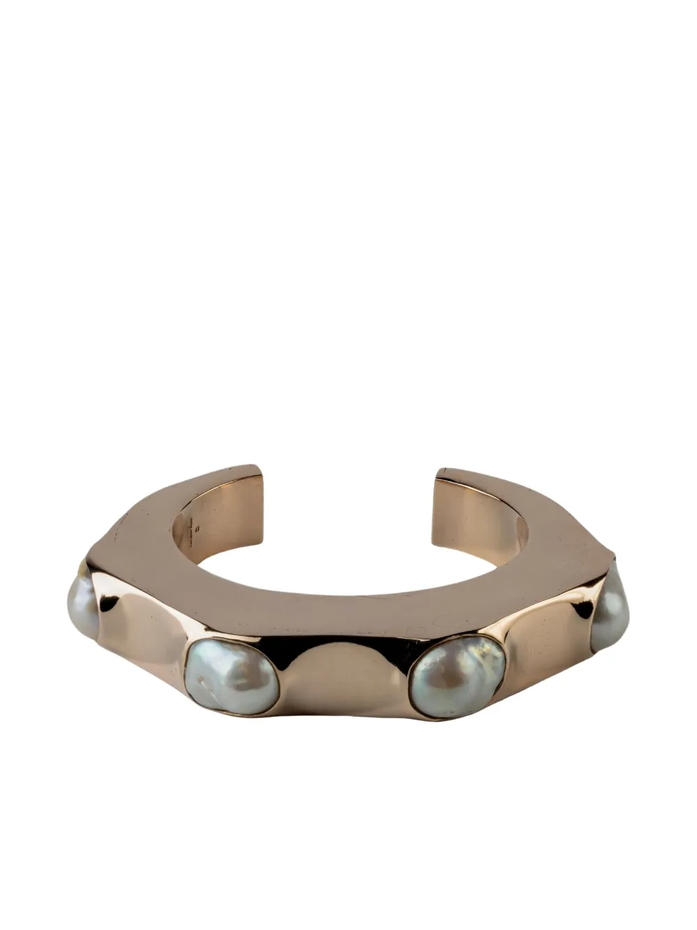 

Браслет с украшением в виде полумесяца и жемчужными вставками Parts Of Four, золотистый