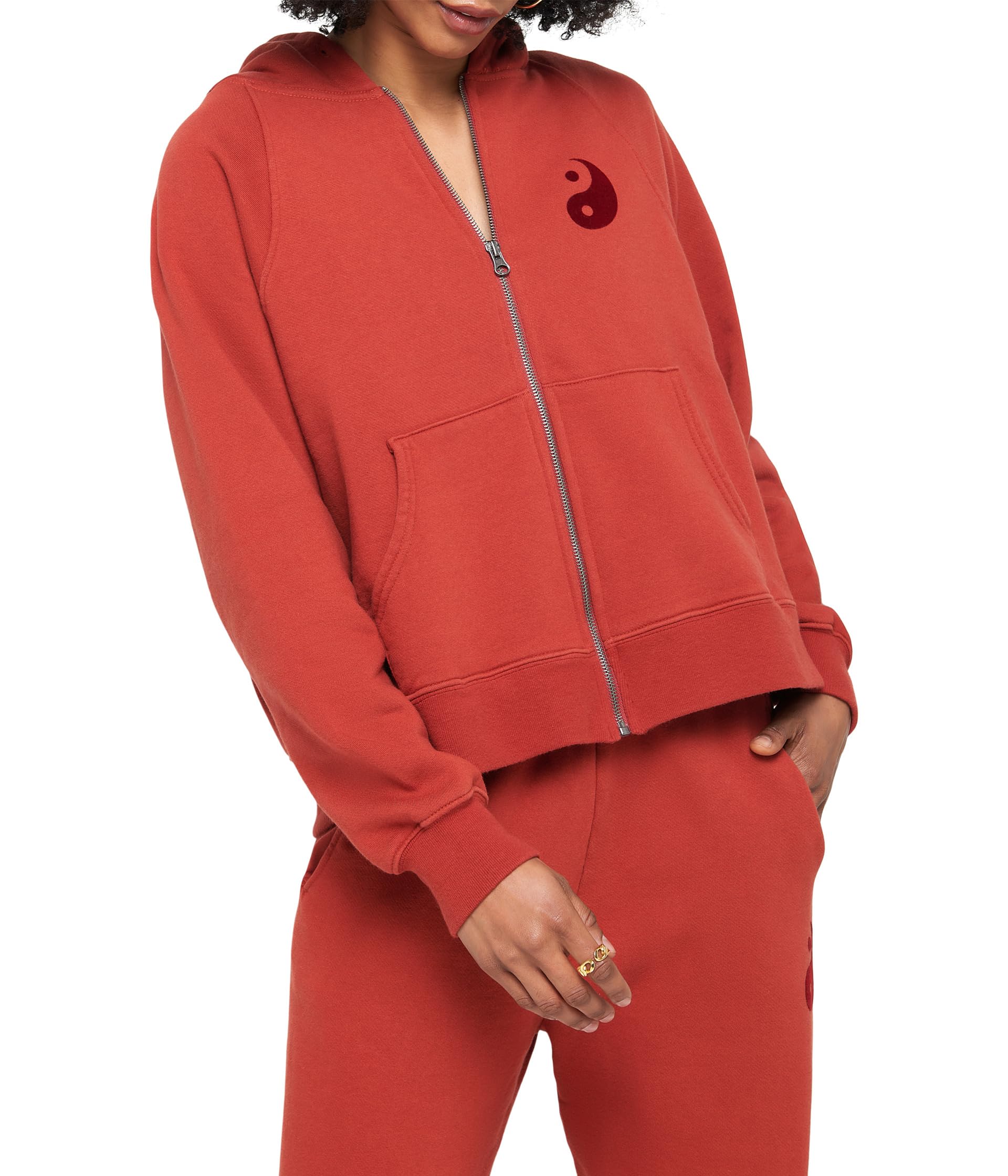 

Толстовка Spiritual Gangster Yin Yang Star Everyday Zip, Redstone