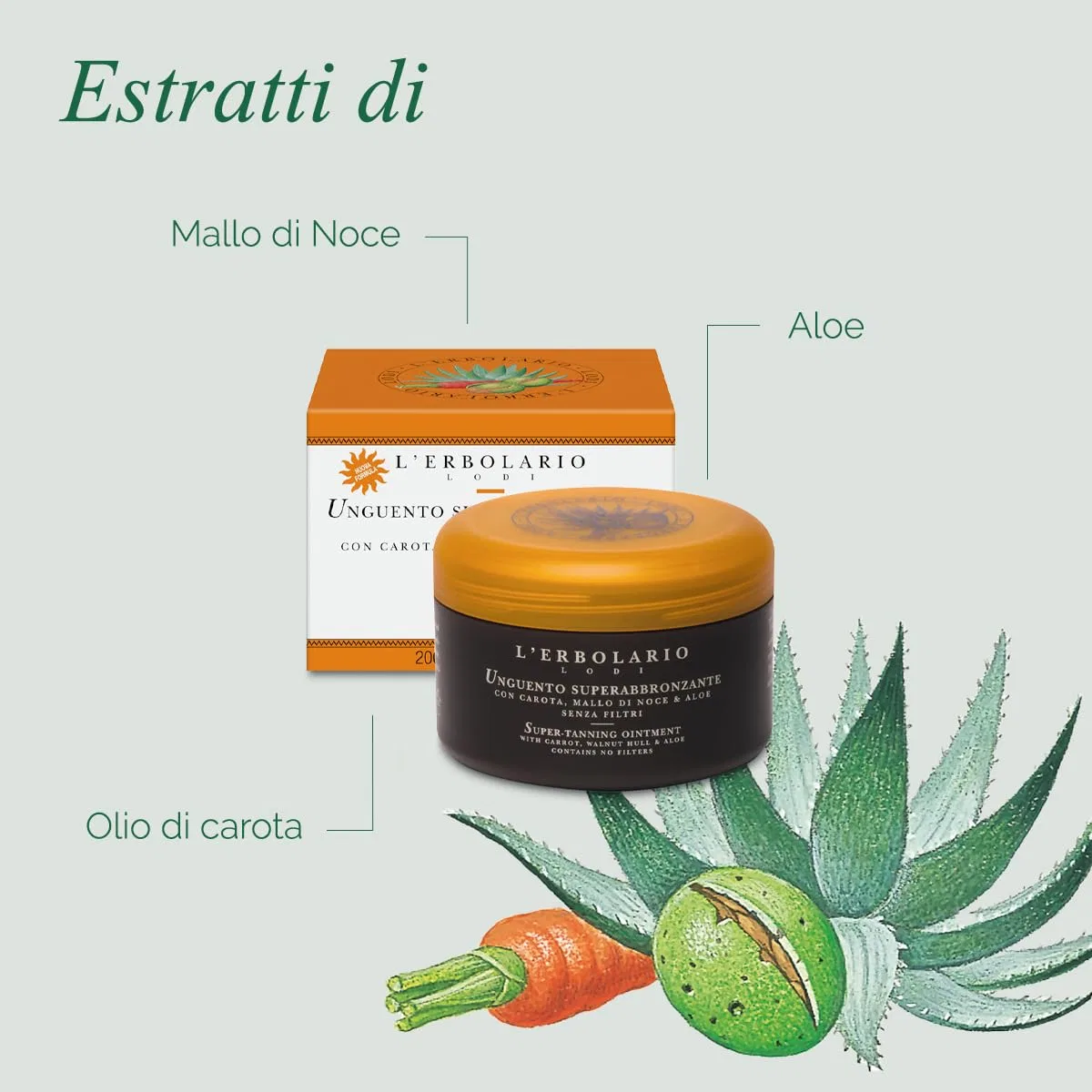Крем для интенсивного загара L'Erbolario Super Tan без SPF, 200 мл L'Erbolario — фото 2
