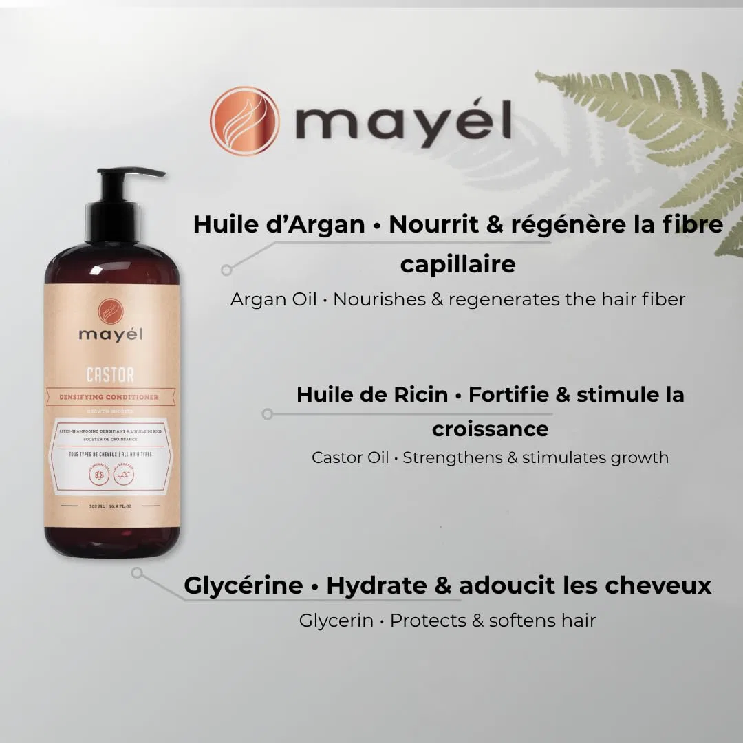 Кондиционер Mayel Castor Oil для утолщения волос Mayel, Growth Booster — фото 3