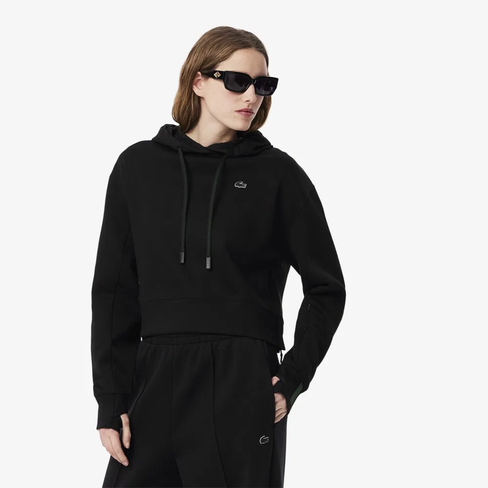 Худи Lacoste Double Face Active чёрная