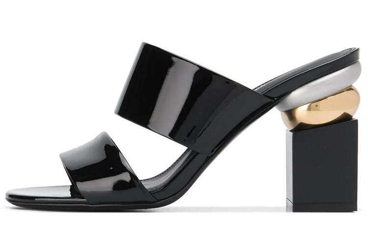 Шлепанцы женские черные Ferragamo