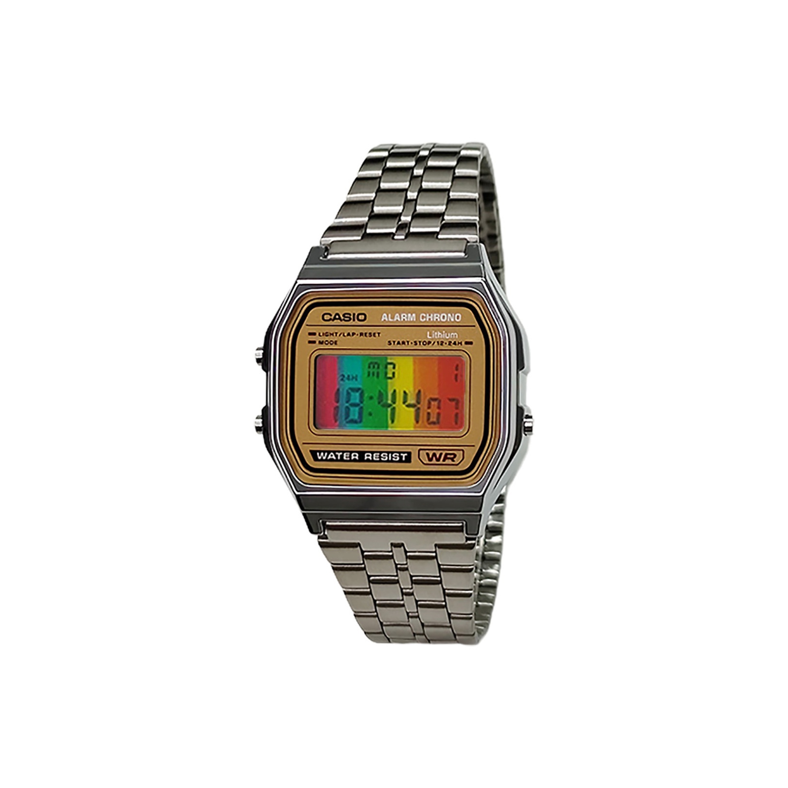 

CASIO Часы Retrofit Series Quartz Movement Stainless Steel Strap Watch Men's Watch Gold Dial