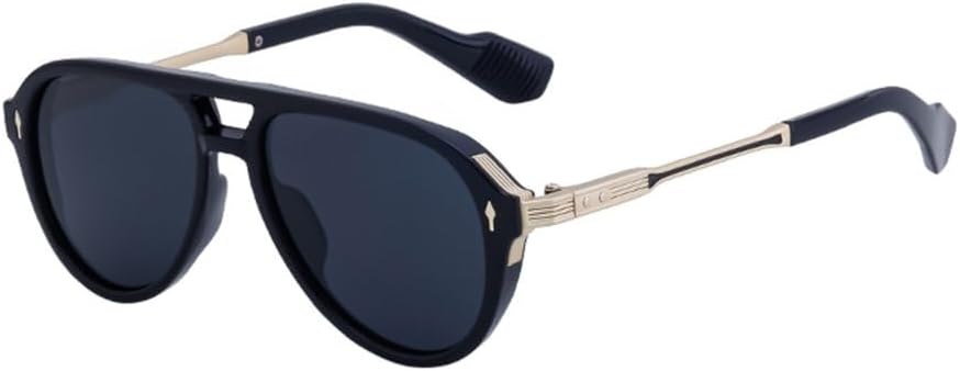 

Модные винтажные солнцезащитные очки для мужчин и женщин, роскошные овальные солнцезащитные очки для мужчин, очки для вождения, защита от УФ-излучения UV400 LVTFCO, Gold Gray