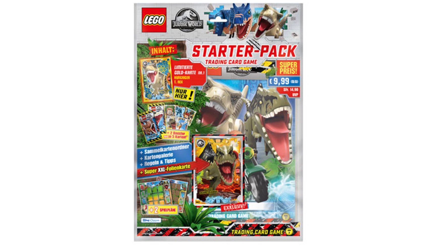 

Blue Ocean Коллекционные карточки LEGO Jurassic World, серия 2 – СТАРТЕР