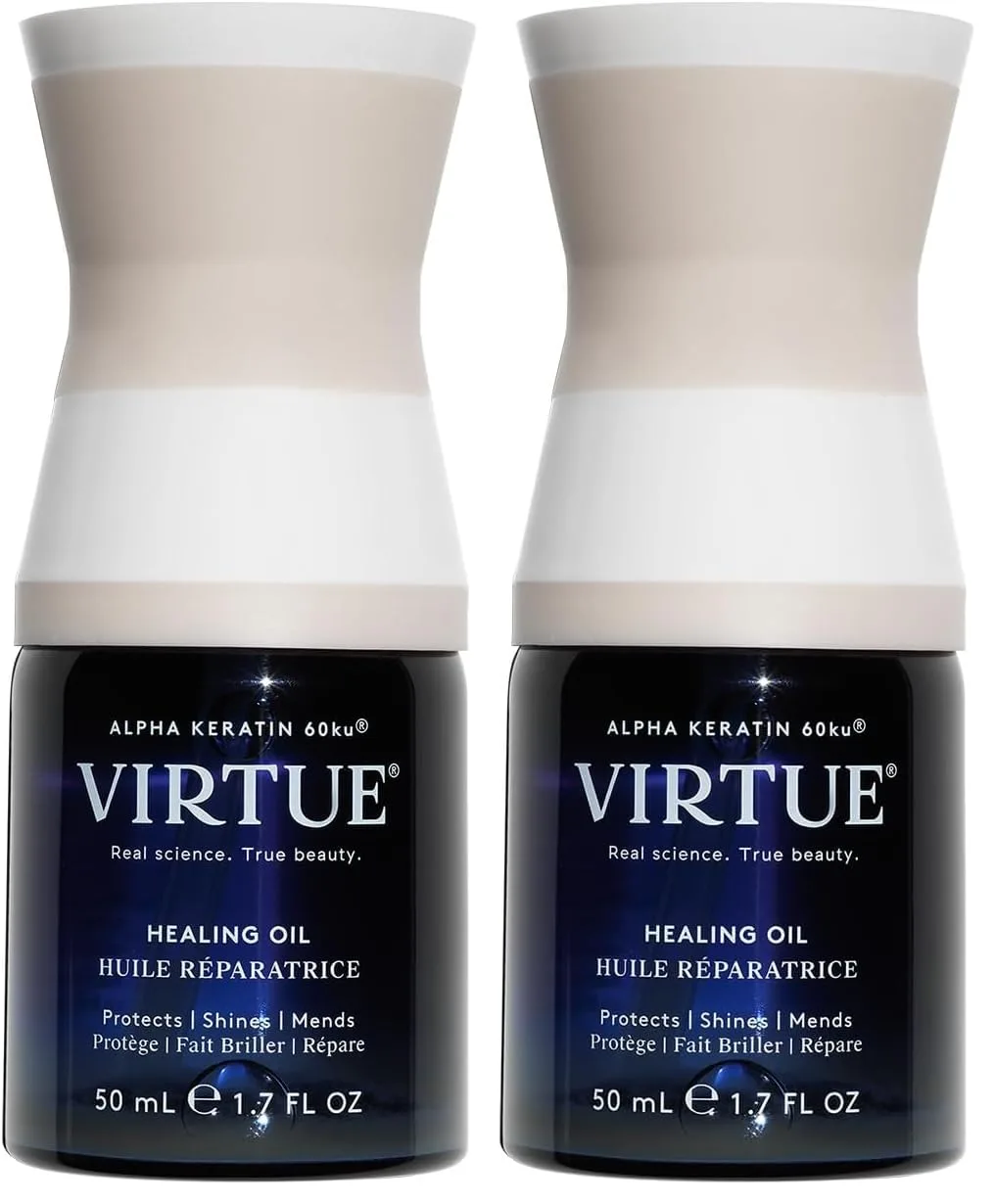 Целебное масло VIRTUE | 1,7 жидких унций (упаковка из 2 шт.) 50 мл (2 шт.), yellow