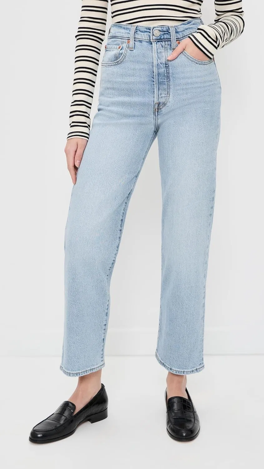Женские джинсы Levi's с прямым кроем и облегченной талией Levi's — фото 2