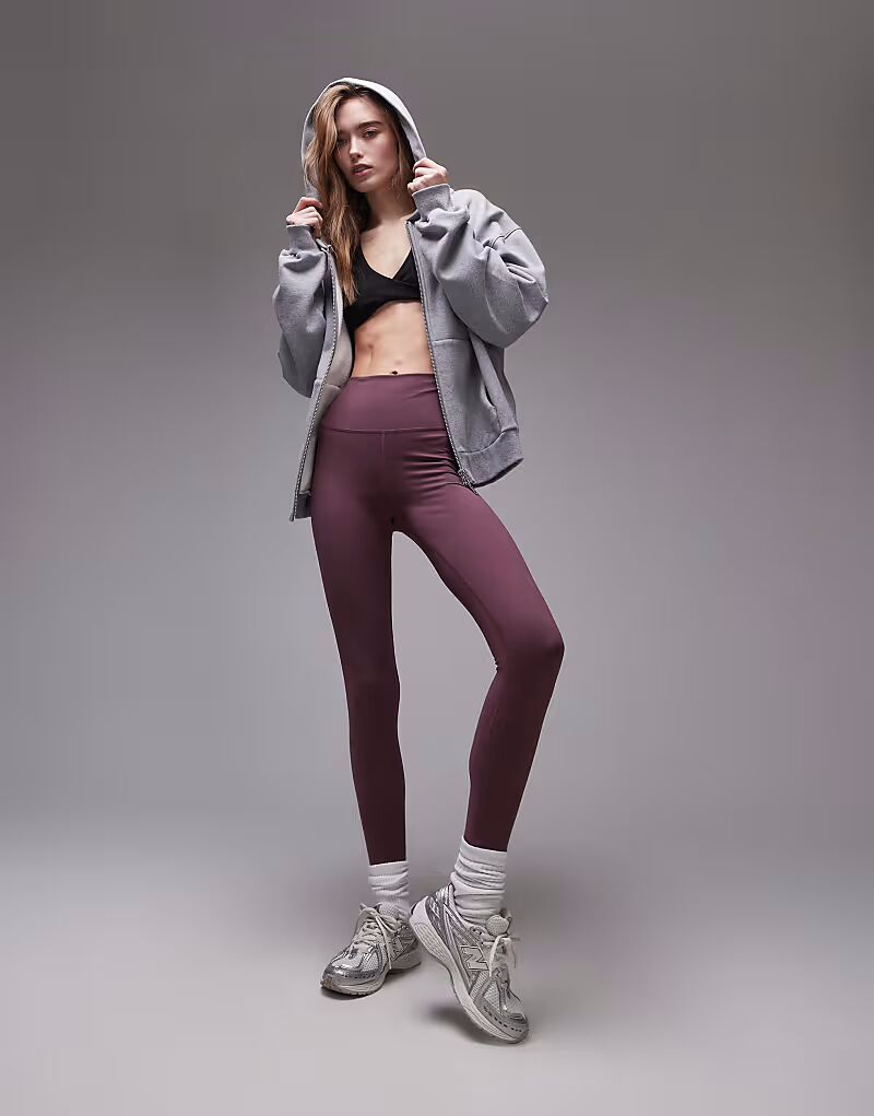 

Леггинсы New Balance с высокой посадкой, цвет сливовый