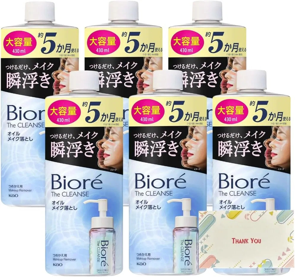 Набор Kunutonn — Масло для снятия макияжа Biore Zachenx , набор 6 шт, 430 мл