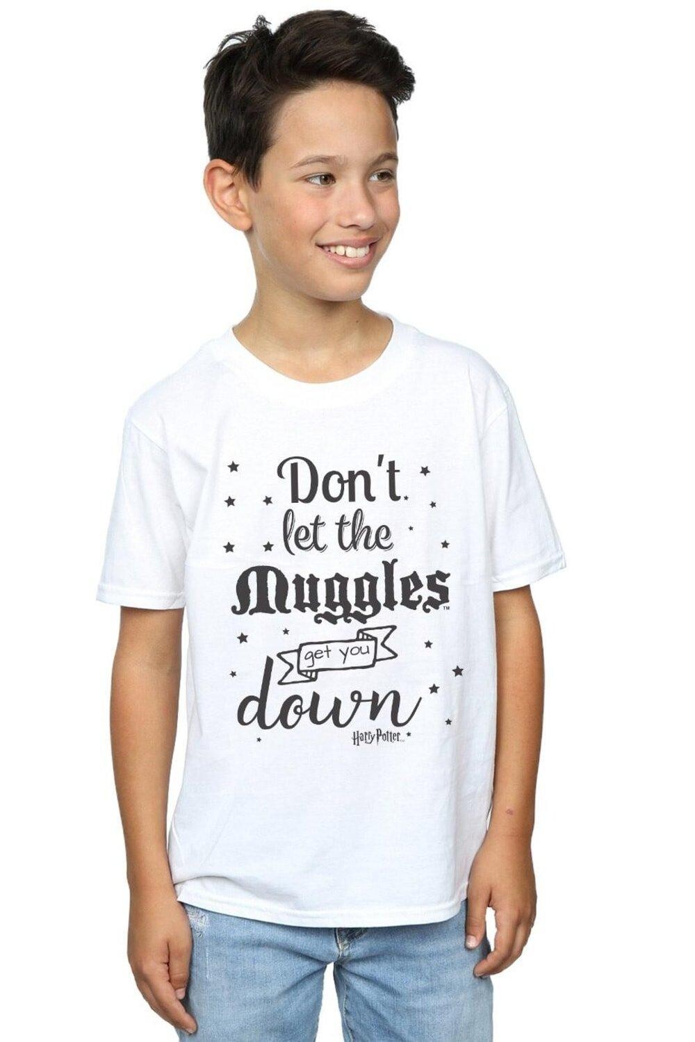 

Футболка «Не позволяй маглам» Harry Potter, белый