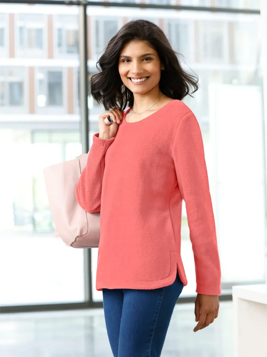 

Флисовая рубашка Classic Basics "Fleece Shirt", цвет Flamingo