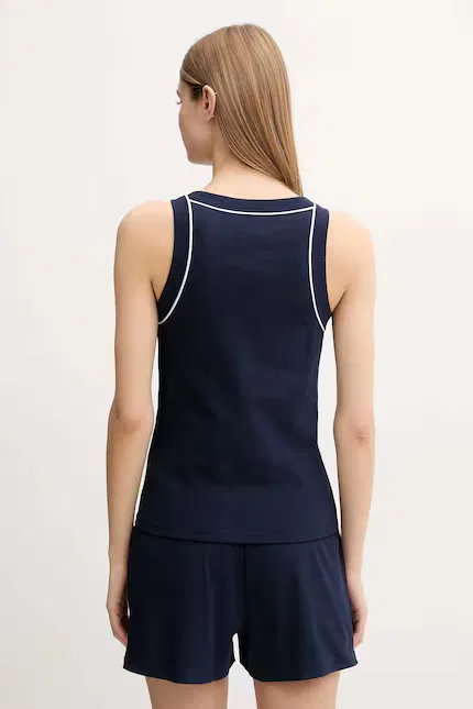 Пижама Lacoste Синяя из хлопка с эластаном — фото 2