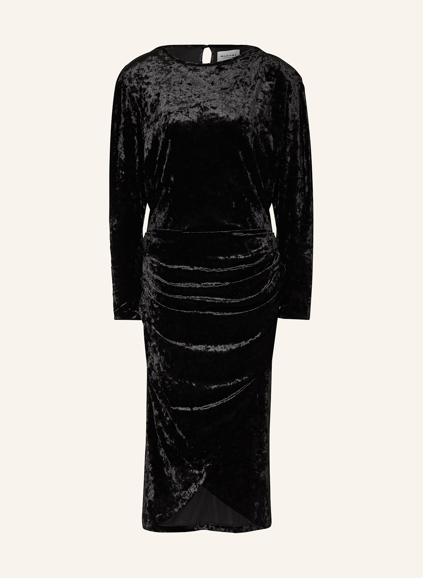 

Платье велюровое Hadley Marant Étoile, черный
