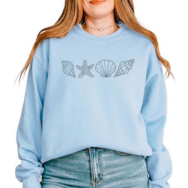 

Женский свитшот с вышитыми ракушками Simply Sage Market, Light Blue, Зеленый, Женский свитшот с вышитыми ракушками Simply Sage Market, Light Blue