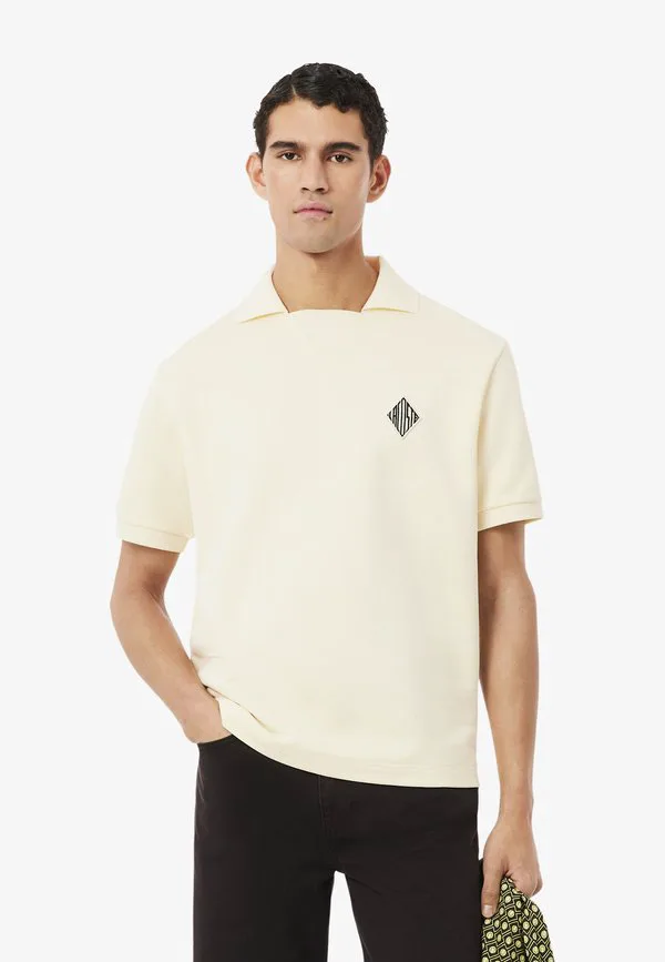 Рубашка поло Lacoste, классическая, бежевый